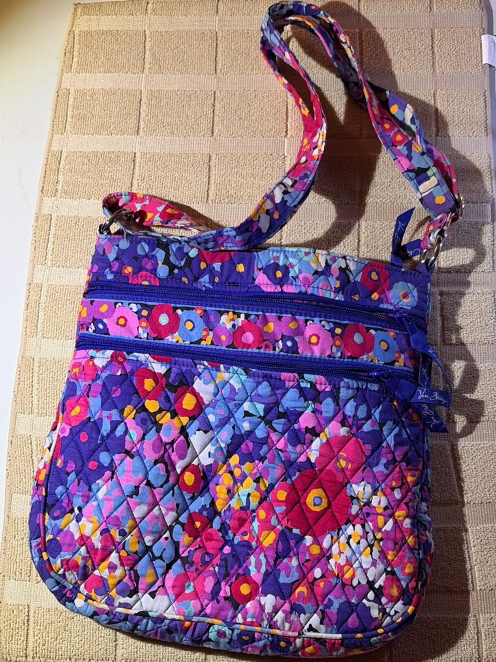 Vera Bradley Floral Quilted Crossbody Bag